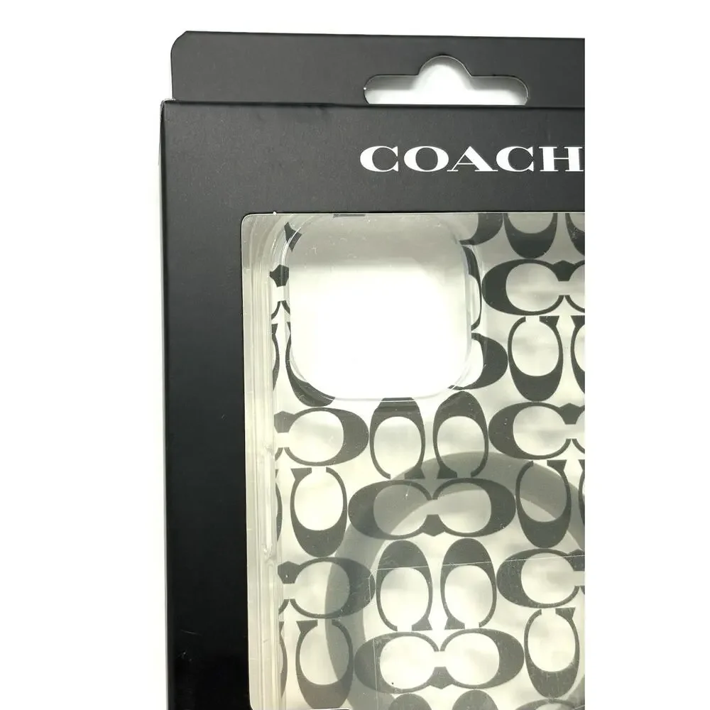 Coach iPhone 15 / 14 / 13 Case Signature Cs Deep Forest Logo Magsafe NIP